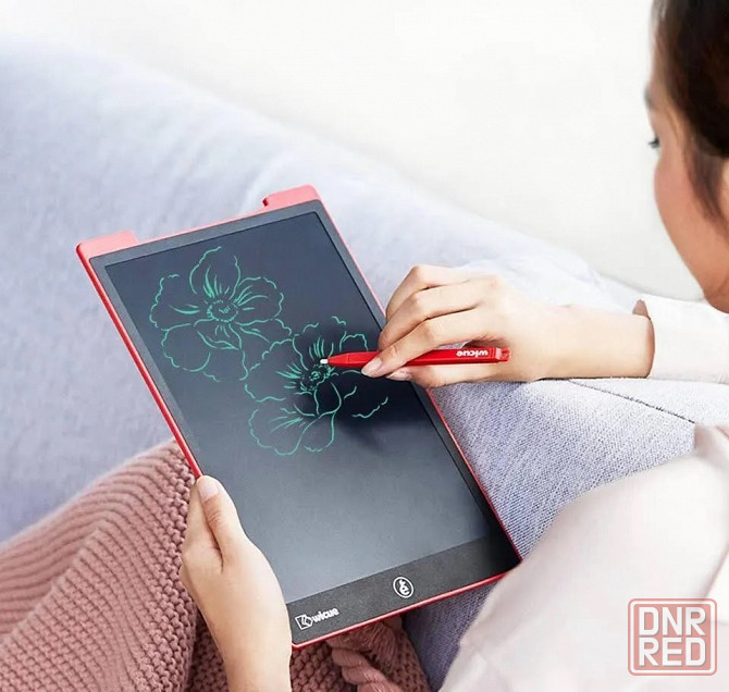 Планшет детский для рисования Wicue 12 дюймов LCD Tablet Multi-Color Version WNB212, красный Макеевка - изображение 2