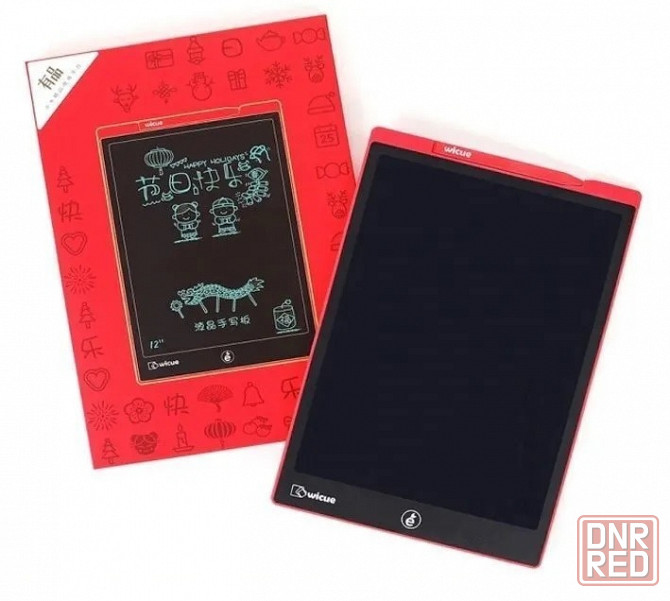 Планшет детский для рисования Wicue 12 дюймов LCD Tablet Multi-Color Version WNB212, красный Макеевка - изображение 1