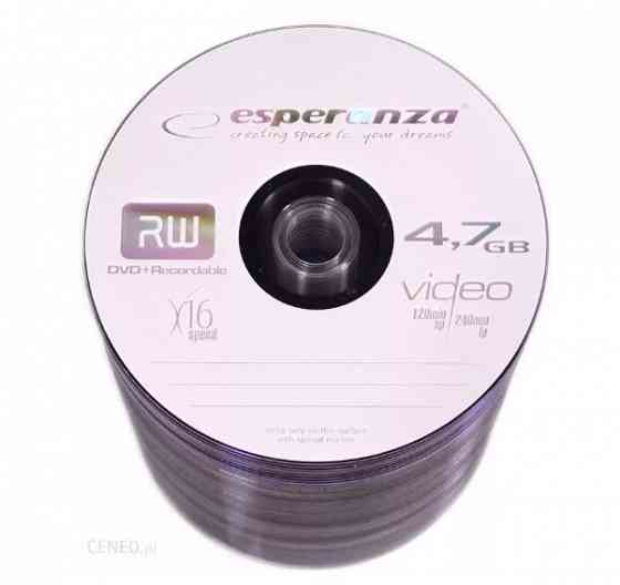 Диски Esperanza RW DVD + recordable 4.7Gb Донецк