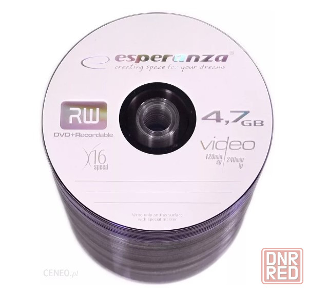 Диски Esperanza RW DVD + recordable 4.7Gb Донецк - изображение 2
