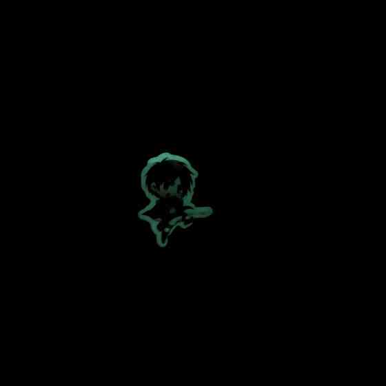 Светящийся в темноте значок с Эреном из Атаки Титанов. Ручная работа. Донецк