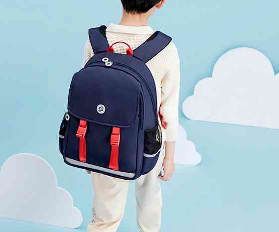 Рюкзак школьный Xiaomi 90 Points NINETYGO GENKI School Backpack (темно-синий) Макеевка