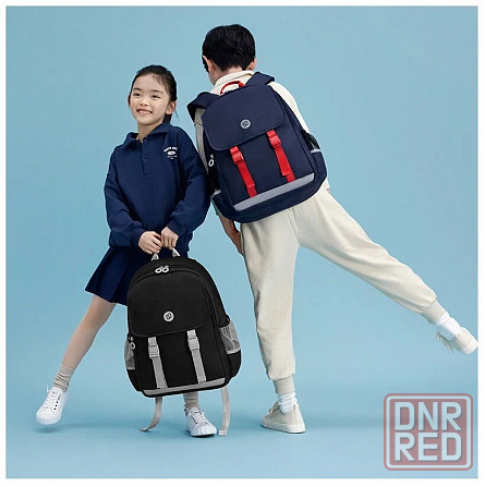 Рюкзак школьный Xiaomi 90 Points NINETYGO GENKI School Backpack (темно-синий) Макеевка - изображение 3