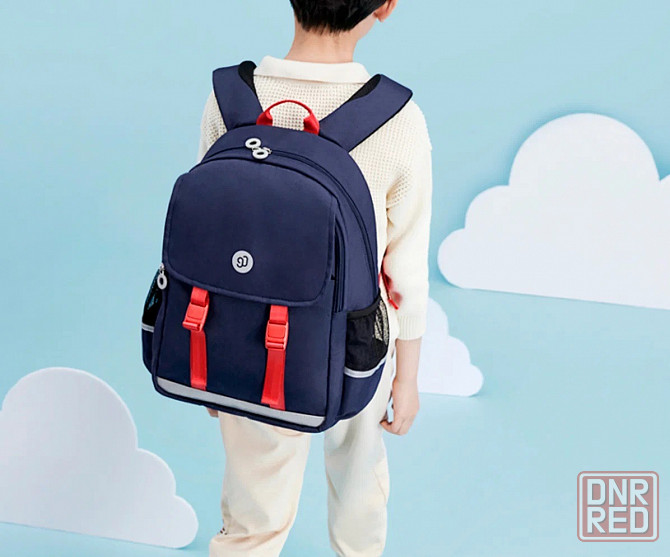 Рюкзак школьный Xiaomi 90 Points NINETYGO GENKI School Backpack (темно-синий) Макеевка - изображение 6