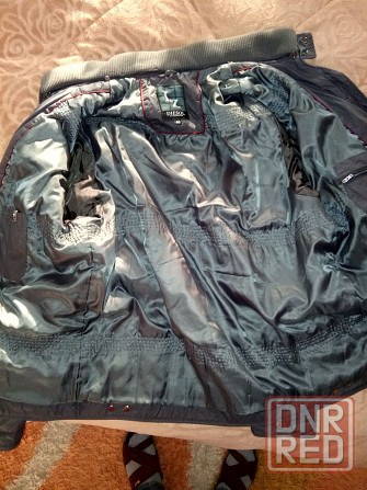 Продам утепленную осеннюю куртку на молнии, размер 58-60. Цена 2000 руб. Донецк - изображение 3