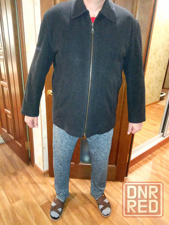Продам утепленную драповую осеннюю куртку. Размер 58-60. 2000 руб. Донецк - изображение 3