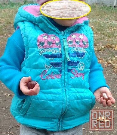 жилетка-безрукавка на синтепоне для девочки Донецк - изображение 1