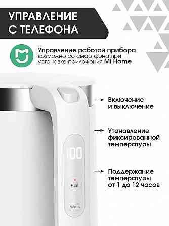 Чайник электрический Xiaomi Mi Smart Kettle Pro Global (белый) Макеевка