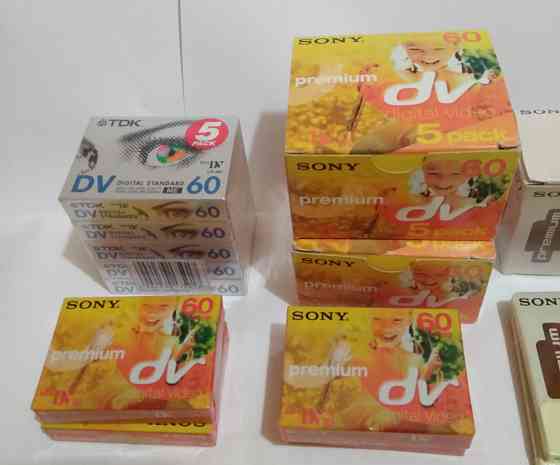 Видеокассеты,мини диски новые. MiniDV,MD Mini Disc,VHS Донецк
