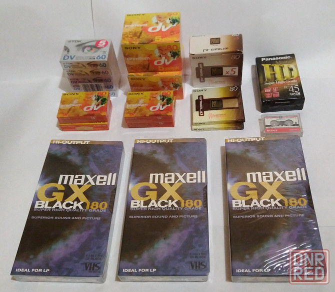 Видеокассеты,мини диски новые. MiniDV,MD Mini Disc,VHS Донецк - изображение 1