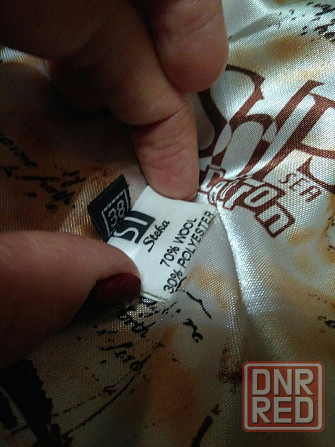полупальто женское кашемировое демисезонное двубортное с поясом Донецк - изображение 3