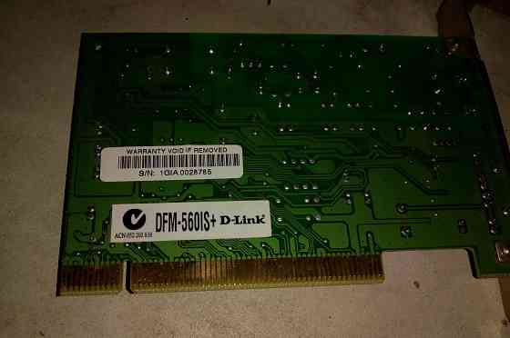 PCI Data/Fax/Voice Модем D-Link DFM-560IS+ Макеевка