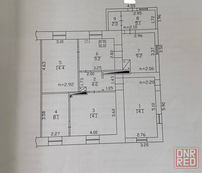 Продам Дом-квартиру 81 м2 на земле с Большим участком, Буденновский р-н (ВаЗ, Евдокиевка, школа 137) Донецк - изображение 2