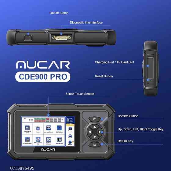 Мультимарочный автосканер Mucar CDE900 Pro Донецк