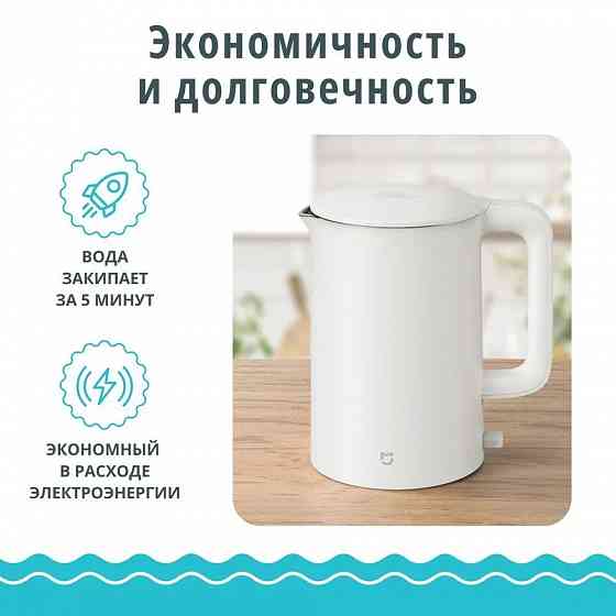 Чайник электрический Xiaomi Mijia Electric Kettle 1A MJDSH02YM (белый) Макеевка