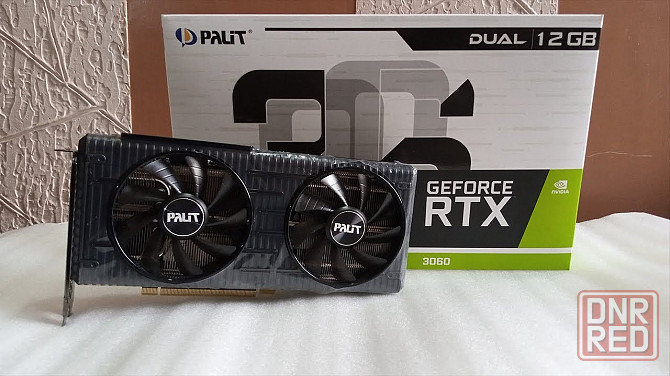 Новая Игровая Видеокарта GeForce RTX 3060 Palit Dual 12 GB Донецк - изображение 4