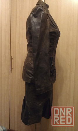 Женский костюм из итальянской натуральной кожи Донецк - изображение 2