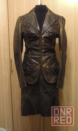 Женский костюм из итальянской натуральной кожи Донецк - изображение 1