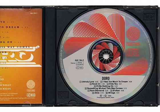 Компакт диск ( CD ) DORO (made in Germany) Донецк