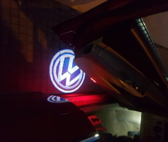 Подсветка дверей с лого VW Донецк