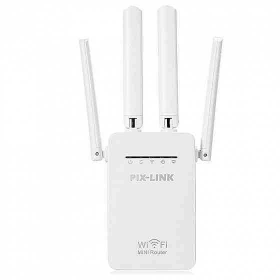 Усилитель Wifi сигнала PIX LINK 300 Мбит/с Wi Fi ретранслятор Донецк
