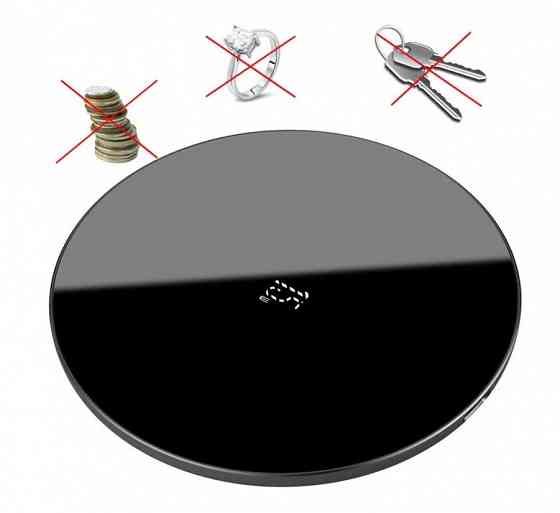 Беспроводное зарядное устройство Baseus Simple Wireless Charger 15W Черный (WXJK-B01) Макеевка