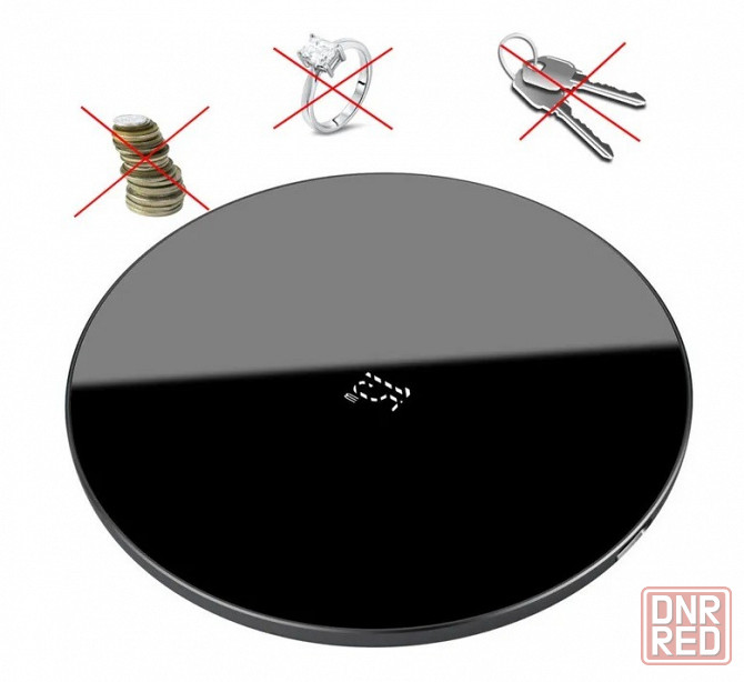 Беспроводное зарядное устройство Baseus Simple Wireless Charger 15W Черный (WXJK-B01) Макеевка - изображение 6