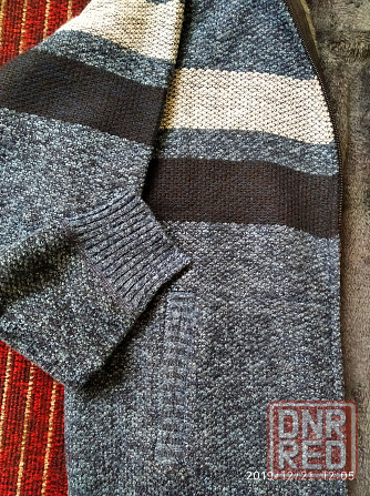 Мужской свитер на молнии, с утеплением. Донецк - изображение 3