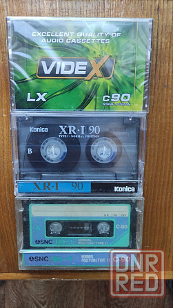 Аудиокассета "Vide X" новая + 2 с записью в подарок Донецк - изображение 2