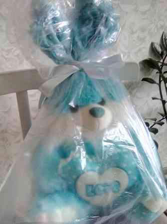 Мягкая игрушка "Заяц с сердцем" (новая 58 см). Донецк