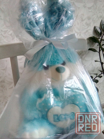 Мягкая игрушка "Заяц с сердцем" (новая 58 см). Донецк - изображение 6