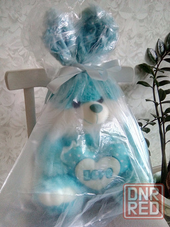 Мягкая игрушка "Заяц с сердцем" (новая 58 см). Донецк - изображение 1