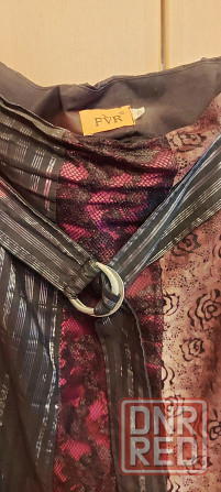 Стильная длинная юбка в вишнёво-пепельно-розово-чёрных тонах Донецк - изображение 2