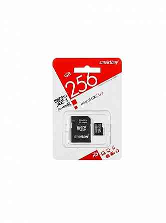 micro SDXC карта памяти Smartbuy 256GB Cl10 U3 (SB256GBSDU3-01) Макеевка