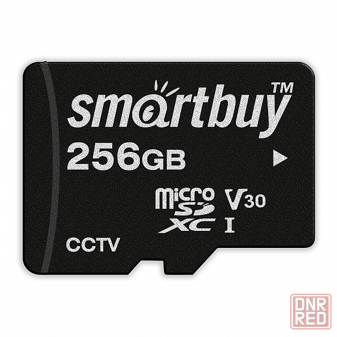 micro SDXC карта памяти Smartbuy 256GB cl10 U3 V30 SB256GBSDCCTV (с адаптером SD) Макеевка - изображение 3