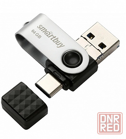 UFD 3.0/3.1 Smartbuy 64GB TRIO 3-in-1 OTG (USB Type-A + USB Type-C + micro USB) Макеевка - изображение 4