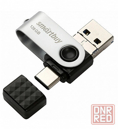 UFD 3.0/3.1 Smartbuy 128GB TRIO 3-in-1 OTG (USB Type-A + USB Type-C + micro USB) Макеевка - изображение 4