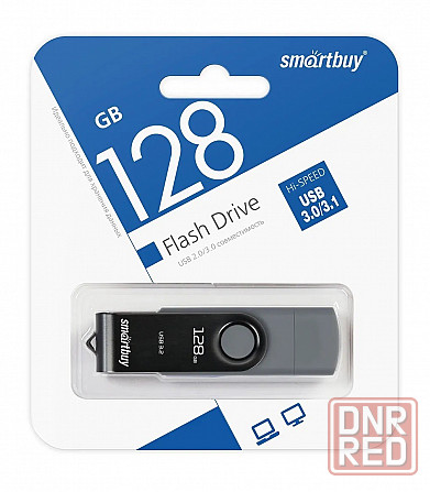 UFD 3.0/3.1 Smartbuy 128GB Twist Dual Type-C/Type-A (SB128GB3DUOTWK) Макеевка - изображение 1