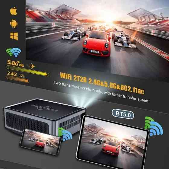 Проектор Xnano X1 Pro 2Gb/16Gb WiFi 2.4G 5G 8K 1080P FHD Макеевка