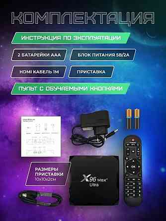 ТВ приставка X96 Max + Ultra 4/32Gb Android 11 Макеевка