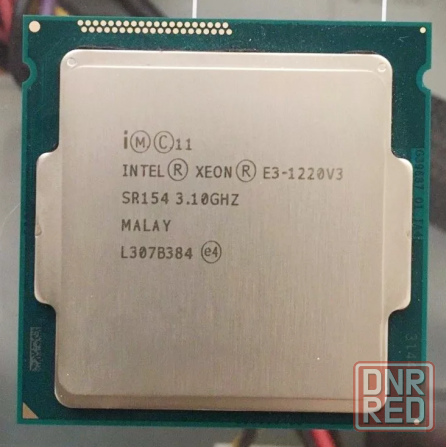 Процессор s1150 Intel Xeon E3-1220v3 3.1GHz аналог I5 4440 без инт видео Донецк - изображение 1