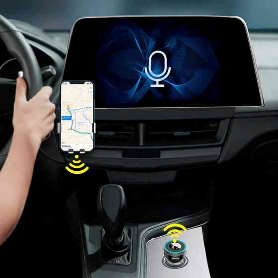 Автомобильное ЗУ с FM-трансмиттером Baseus Enjoy Car Wireless MP3 (CCLH-01) Макеевка