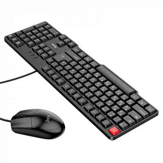 Игровая клавиатура и мышь Hoco GM16 Business черный Макеевка