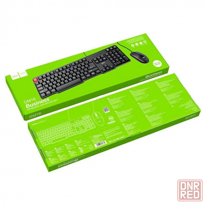 Игровая клавиатура и мышь Hoco GM16 Business черный Макеевка - изображение 3