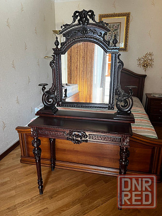 Антикварный туалетный столик с зеркалом-псише (ручная работа) Донецк - изображение 1