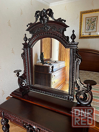 Антикварный туалетный столик с зеркалом-псише (ручная работа) Донецк - изображение 2