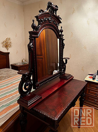 Антикварный туалетный столик с зеркалом-псише (ручная работа) Донецк - изображение 4