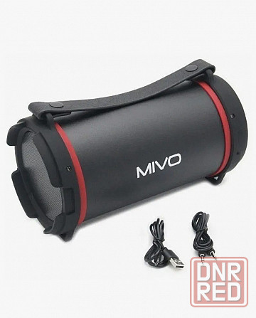 Портативная колонка MIVO M05 (Bluetooth, USB, MicroSD, FM, AUX, Mic) 3D Стерео, 12W Макеевка - изображение 3