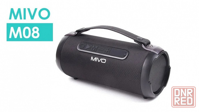 Портативная колонка MIVO M08 (Bluetooth, USB, MicroSD, FM, AUX, Mic) 3D Стерео Динамик 10W Макеевка - изображение 2
