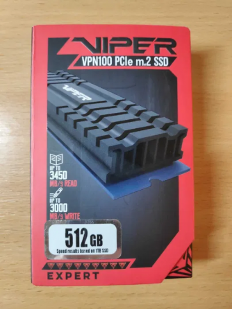 SSD PATRIOT Viper VPN100 512ГБ M.2 NVMe PCIe x4 Новый Донецк